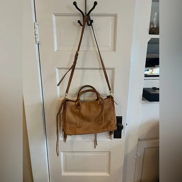 Rebecca Minkoff Tan Leather Fringe Handbag - Picture 10 of 10